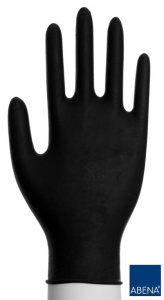 Rękawice nitrylowe bezpudrowe, czarne2